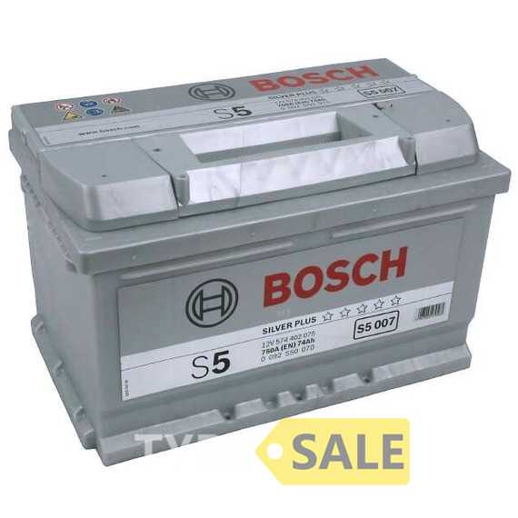 Купити Аккумулятор BOSCH (S5007) 74Ah 750A plus (LB3) h175