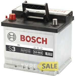 Купити Акумулятор BOSCH (S3003) 6CT-45 Аз L