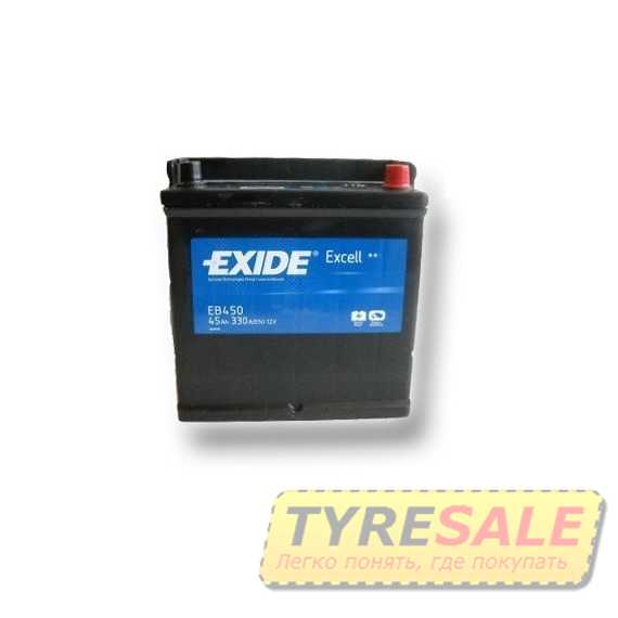 Купити EXIDE Excell 45Ah-12v (234х127х220) R,EN 330