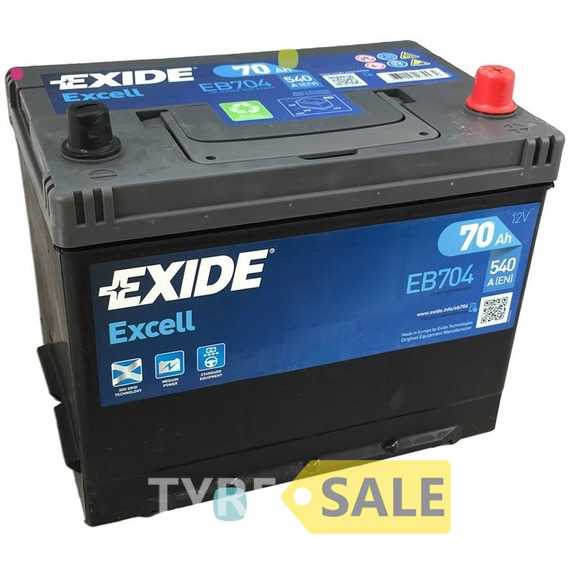 Купить EXIDE Excell 70Ah-12v (266х172х223) L,EN 540