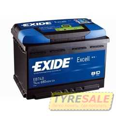 Купить EXIDE Excell 74Ah-12v (278х175х190) L,EN 680
