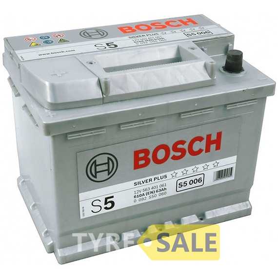 BOSCH (S5006) 63Ah-12v - Интернет магазин шин и дисков по минимальным ценам с доставкой по Украине TyreSale.com.ua