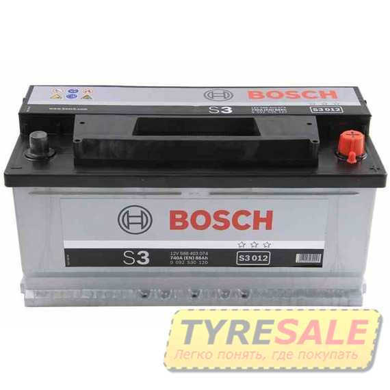 BOSCH (S3013) 90Ah-12v - Интернет магазин шин и дисков по минимальным ценам с доставкой по Украине TyreSale.com.ua
