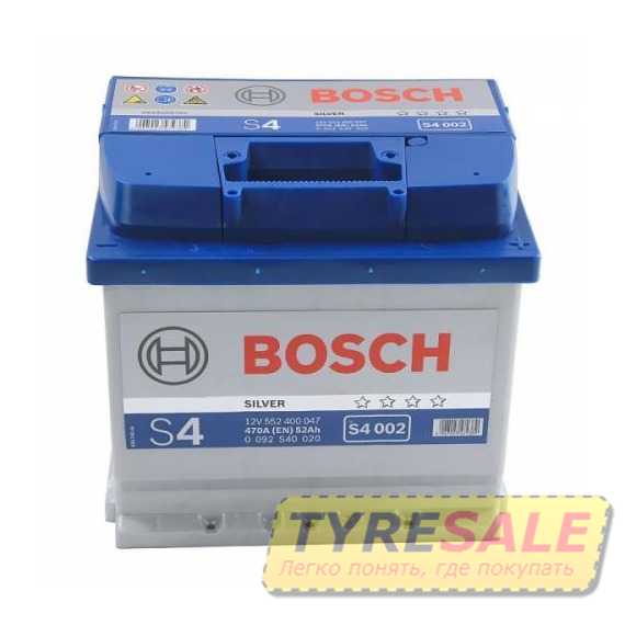 BOSCH (S4002) 52Ah-12v - Интернет магазин шин и дисков по минимальным ценам с доставкой по Украине TyreSale.com.ua