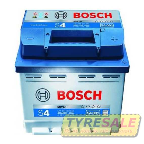 Купити BOSCH (S4001) 44Ah-12v (207x175x175) R,EN 440