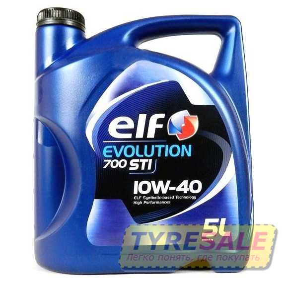 Моторное масло ELF Evolution 700 STI 10w-40 - Интернет магазин шин и дисков по минимальным ценам с доставкой по Украине TyreSale.com.ua