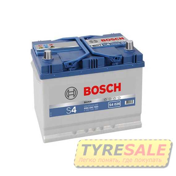 BOSCH 6СТ-70Ah 630A S4 - Интернет магазин шин и дисков по минимальным ценам с доставкой по Украине TyreSale.com.ua