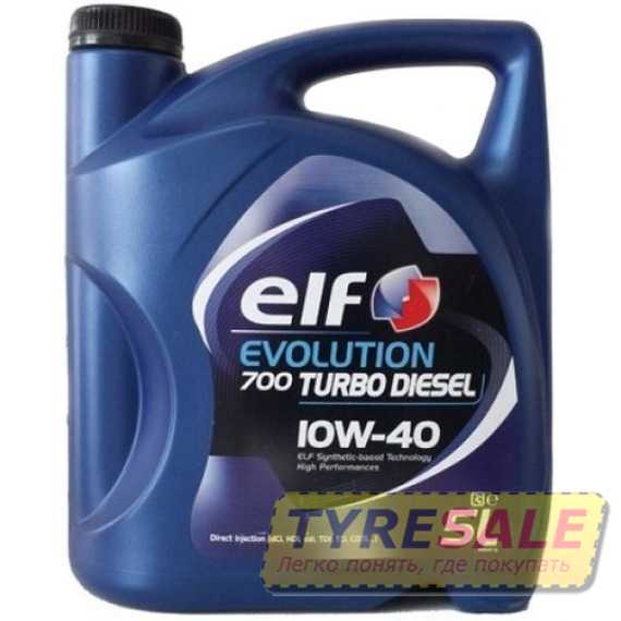 Моторное масло ELF Evolution 700 Turbo Diesel 10w-40 - Интернет магазин шин и дисков по минимальным ценам с доставкой по Украине TyreSale.com.ua