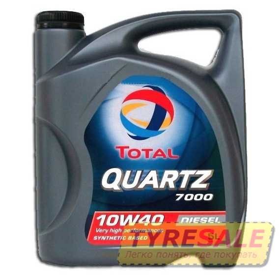 Купить Моторное масло TOTAL QUARTZ Diesel 7000 10W-40 (5л)