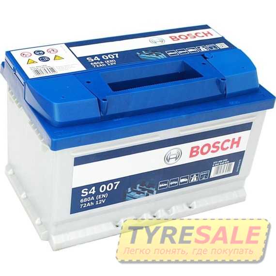 Аккумулятор BOSCH (S4007) - Интернет магазин шин и дисков по минимальным ценам с доставкой по Украине TyreSale.com.ua