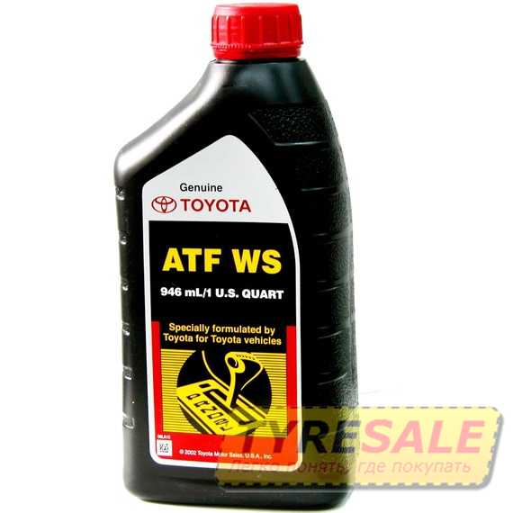 Трансмиссионное масло TOYOTA ATF WS - Интернет магазин шин и дисков по минимальным ценам с доставкой по Украине TyreSale.com.ua
