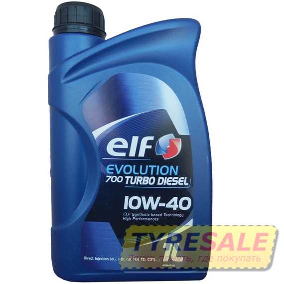 Купить Моторное масло ELF Evolution 700 Turbo Diesel 10w-40 (1 литр)