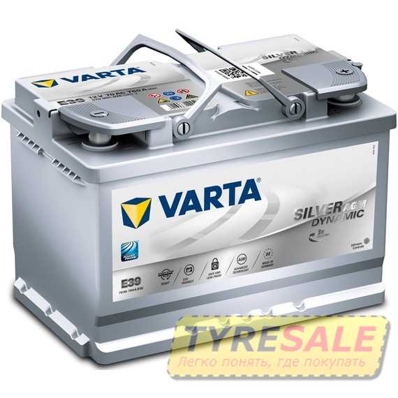 Купити Акумулятор VARTA Silver Dynamic AGM 6СТ-70 12В R