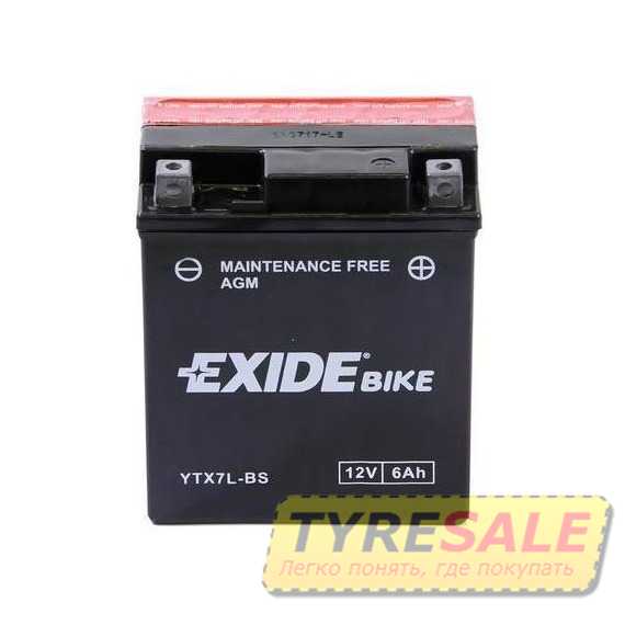 Купить Аккумулятор EXIDE AGM 6СТ-6 12В R (ETX7L-BS)