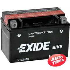 Купить Аккумулятор EXIDE AGM 6СТ-8 12В L (ETX9-BS)