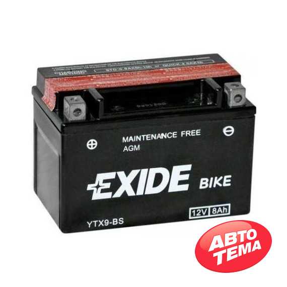 Купить Аккумулятор EXIDE AGM 6СТ-8 12В L (ETX9-BS)