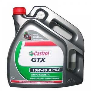 Купить Моторное масло CASTROL GTX 10W-40 A3/B4 (4л)
