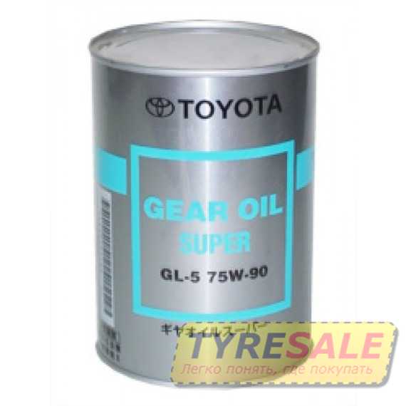 Купить Трансмиссионное масло TOYOTA GEAR OIL SUPER 75W-90 GL-5 (1л)