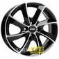 Купить RIAL LUGANO Diamond Black Front Polished R19 W8.5 PCD5x112 ET32 DIA70.1