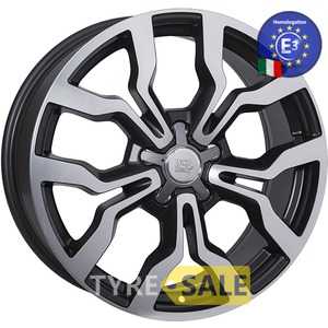 Купити WSP ITALY MEDEA W565 DULL BLACK PO​LISHED R18 W7.5 PCD5x112 ET51 DIA57.1