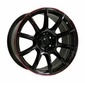 Купити Off Road Wheels OW1012 GLOSSY BLACK RED LINE RIVA RED R18 W8 PCD6x139.7 ET10 DIA110.5