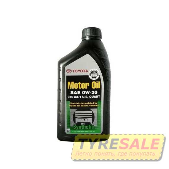 Купить Моторное масло TOYOTA Syntetic Oil 0W-20 (0.946л)
