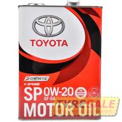 Купить Моторное масло TOYOTA Synthetic Motor Oil 0W-20 SP/GF6A (4л)