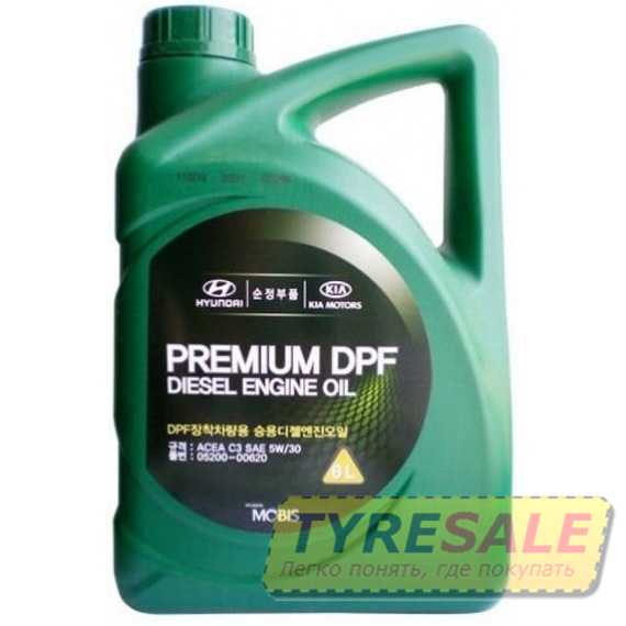 Купить Моторное масло HYUNDAI Mobis Premium DPF Diesel 5W-30 (6л)