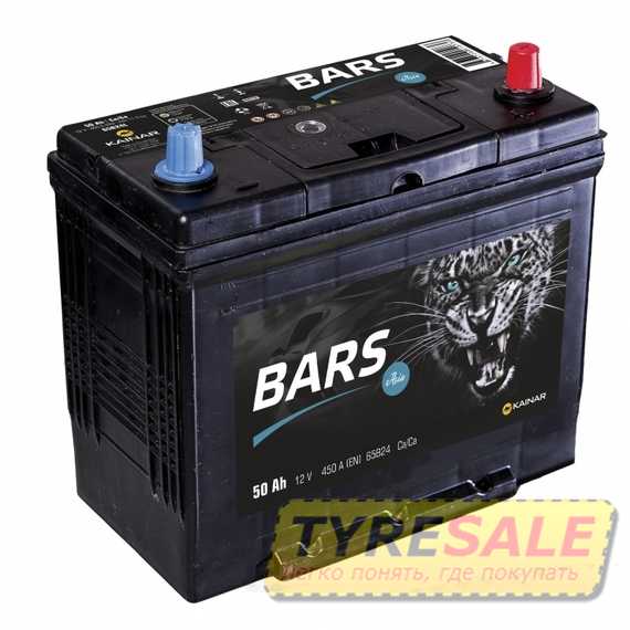 Купить Аккумулятор BARS ASIA 6СТ-50 L Plus (пт 450)(не обслуж)