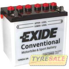 Купити Акумулятор EXIDE (12N24-3A) ​24Ah-12v (184х124х175) R, EN220