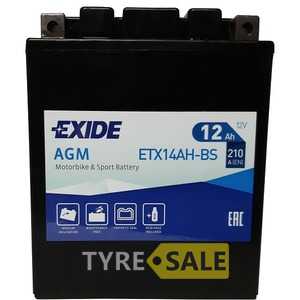 Купить Аккумулятор EXIDE AGM (ETX14A​H-BS) 12Ah-12v (134х89х164) L, EN210