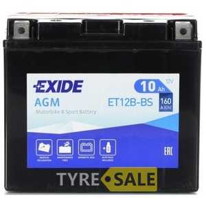 Купить Аккумулятор EXIDE AGM (ET12B-​BS) 10Ah-12v (150х70х130) L, EN160