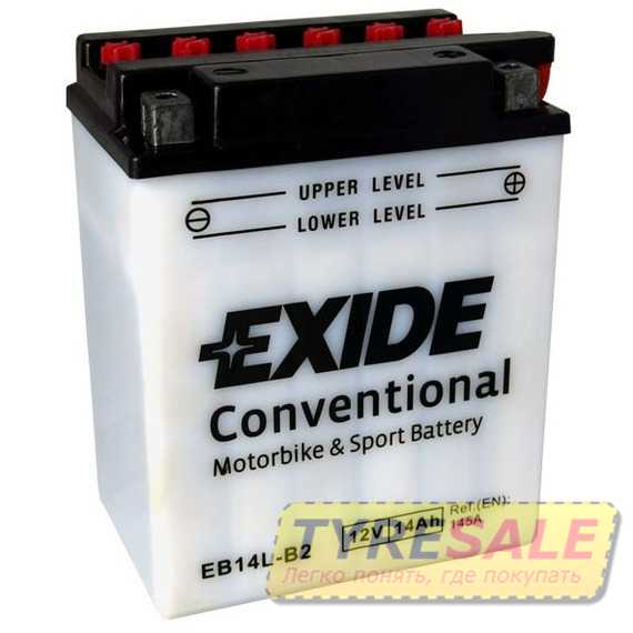 Купить Аккумулятор EXIDE (EB14L-A2) 14Ah-12v (134х89х166) R, EN145