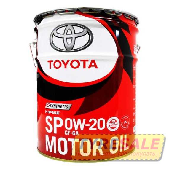 Купить Моторное масло TOYOTA Synthetic Motor Oil 5W-30 SP/GF6A (20л)