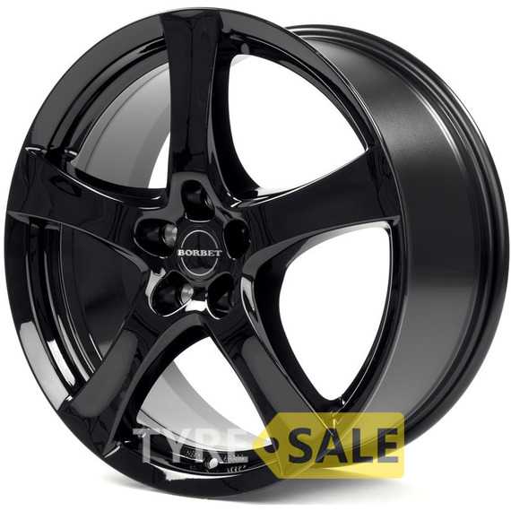 Купить Легковой диск BORBET F Black Glossy R16 W6.5 PCD4x100 ET38 DIA64.1