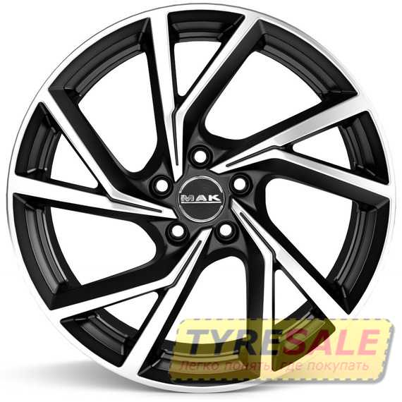 Купити Легковий диск MAK KASSEL BLACK MIRROR R19 W7.5 PCD5x112 ET50 DIA57.1