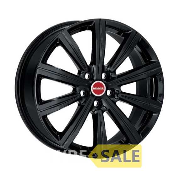 Купити Легковий диск MAK BIRMINGHAM GLOSS BLACK R20 W8.5 PCD5X120 ET35 DIA64.1