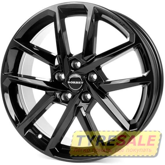 Купити Легковий диск BORBET N Black Glossy R18 W7.5 PCD5x114.3 ET50 DIA72.5