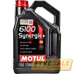 Купить Моторное масло MOTUL 6100 Synergie Plus 10W-40 (4 литра) 839441/109463