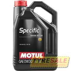 Купити Моторнa оливa MOTUL Specific 504 00 507 00 0W-30 (5 літрів) 838651/107050