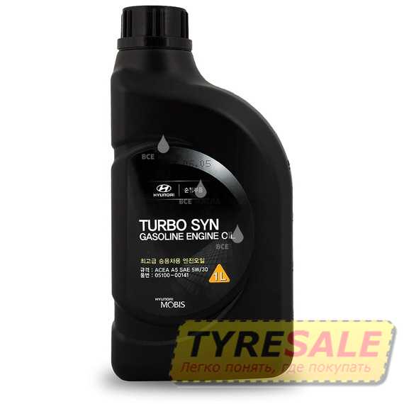 Моторное масло HYUNDAI Mobis Turbo Syn Gasoline - Интернет магазин шин и дисков по минимальным ценам с доставкой по Украине TyreSale.com.ua
