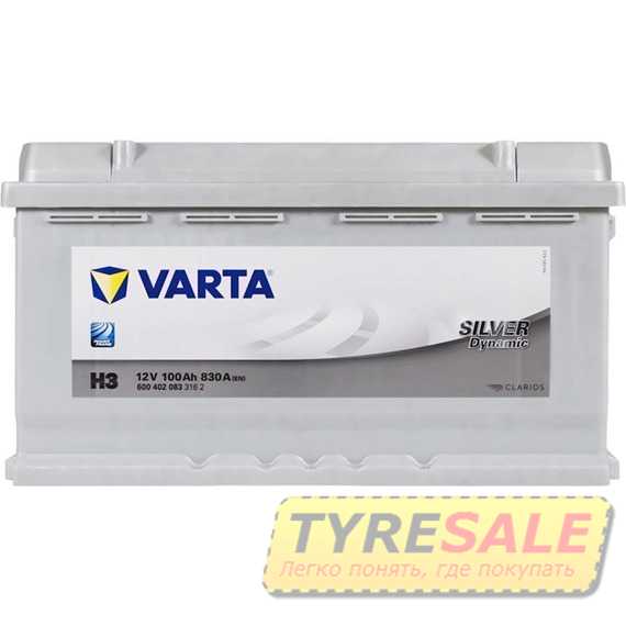 Купити Акумулятор VARTA Silver Dynamic H3 6СТ-100 R plus 600402083