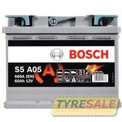 Купить Аккумулятор BOSCH AGM (S5A 050) (L2) 60Ah 680A R Plus