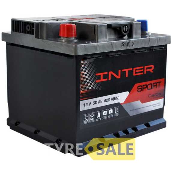 Купити Акумулятор INTER Sport 50Ah 420A L Plus (L1B)