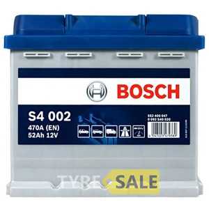 Купить Аккумулятор BOSCH (S40 020) (L1) 52Ah 470A R Plus