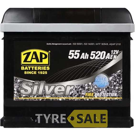 Купить Аккумулятор ZAP Silver 55Ah 520A L Plus (555 85) (L1)