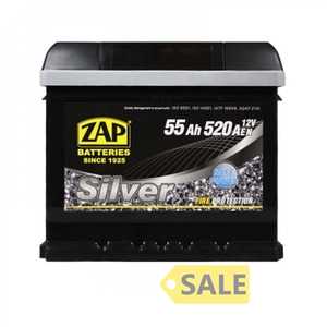 Купити Акумулятор ZAP Silver 55Ah 520A R Plus (555 83) (L1)