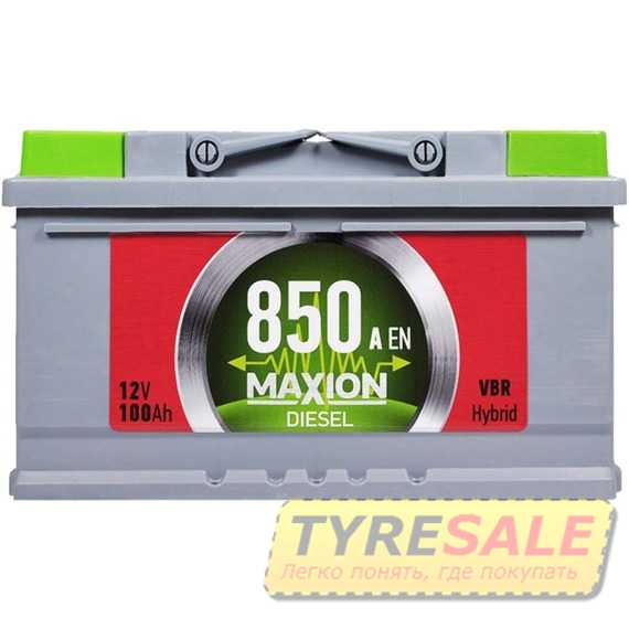 Купить Аккумулятор MAXION Diesel MF 100Ah 850A R+ (L4B)