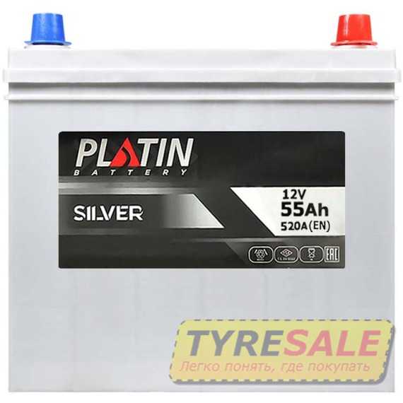 Купити Аккумулятор PLATIN Silver Asia SMF 55Ah 520A R+ (NS60)