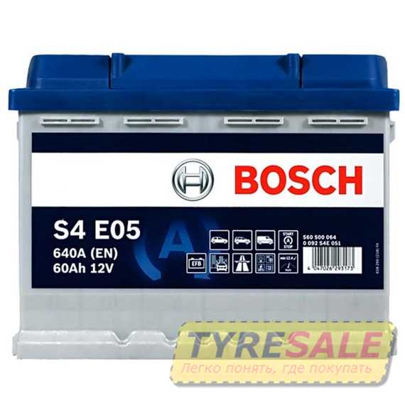 аккумулятор BOSCH EFB (S4E 051) (L2) - Интернет магазин шин и дисков по минимальным ценам с доставкой по Украине TyreSale.com.ua